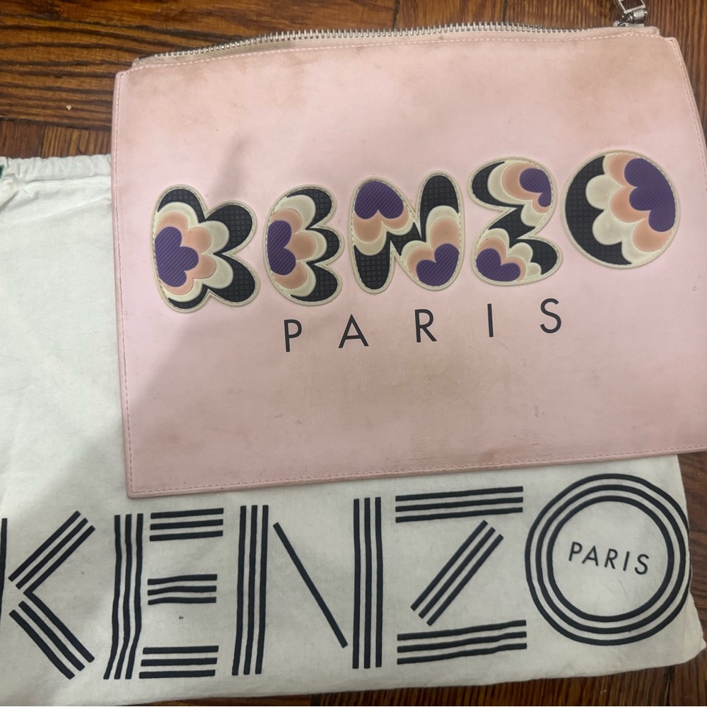 Kenzo Pink Clutch Bag